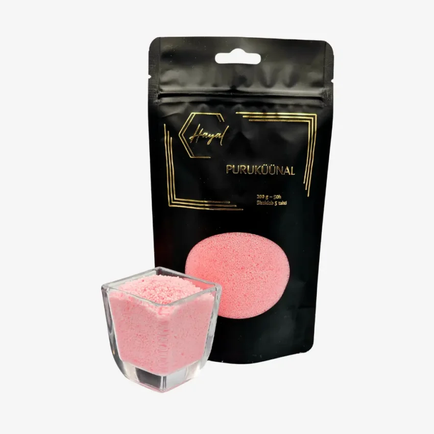 Tume Roosa puruküünla täitepakk Roosa Pulberküünal kingituseks või erilsiteks sündmusteks