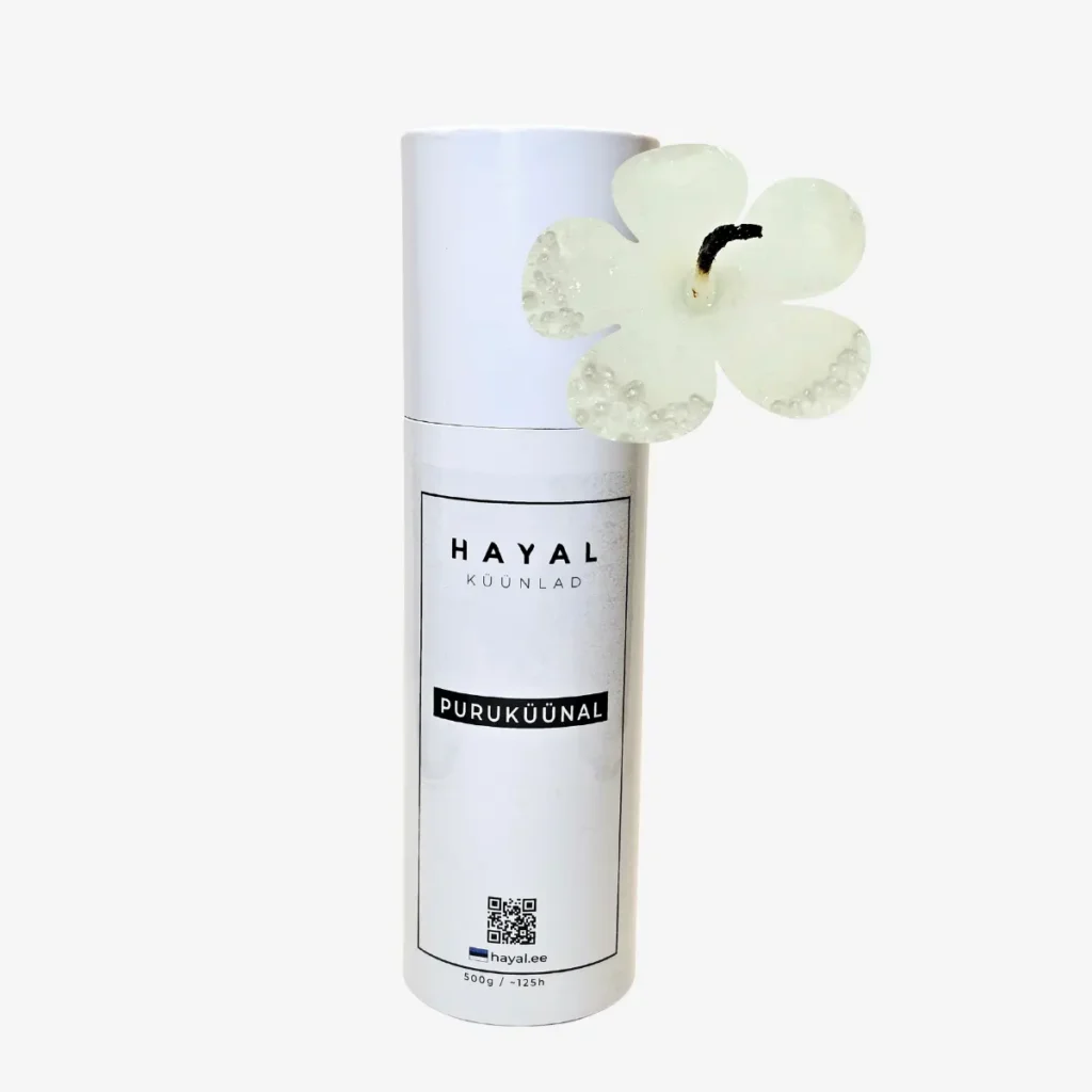 valge tuubis valge küünal tuubis