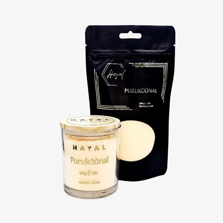 puruküünal klaasis + 200g täitepakk Virsiku Oranz puruküünal klaasis + 200g täitepakk Virsiku oranz