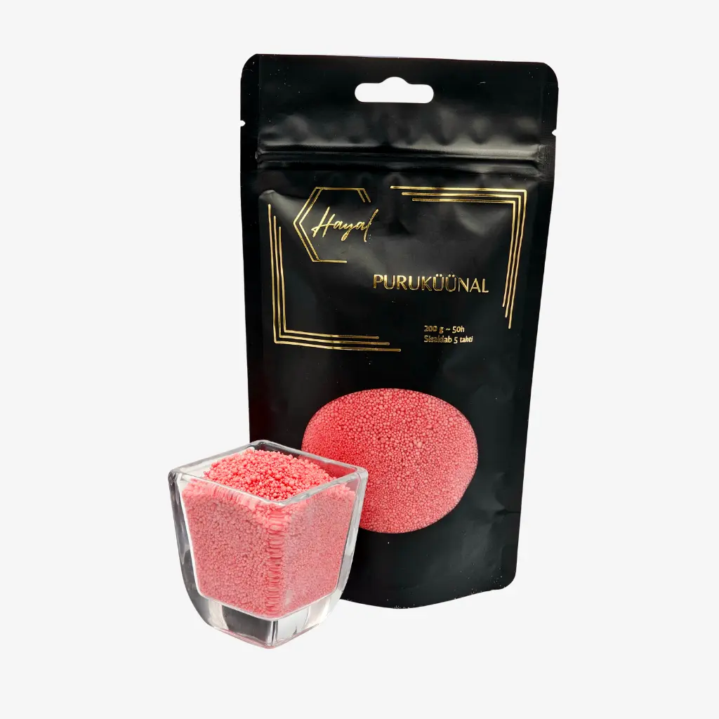 puruküünal täitepakk Punane Värvilised pulberküünlad kingitusteks, tähtapäevadeks, erilsiteks sündmusteks. Valentinipäev, õpetajate päev, kink kallimale