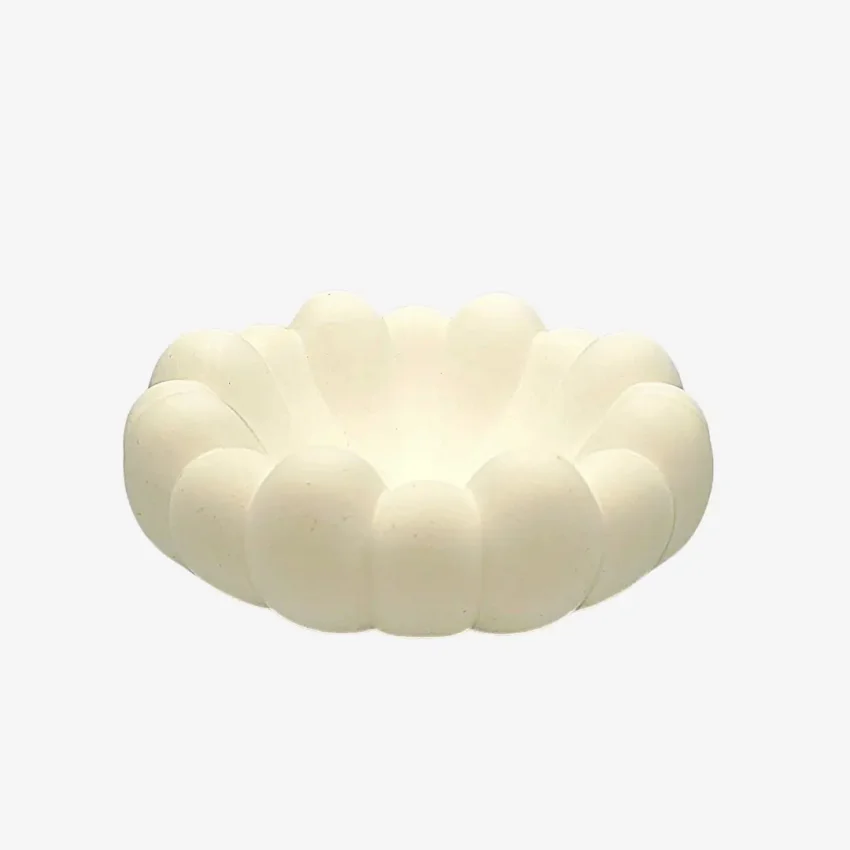 küünla anum "flora shell" küünla anum "flora shell" pulberküünalde põletamiseks