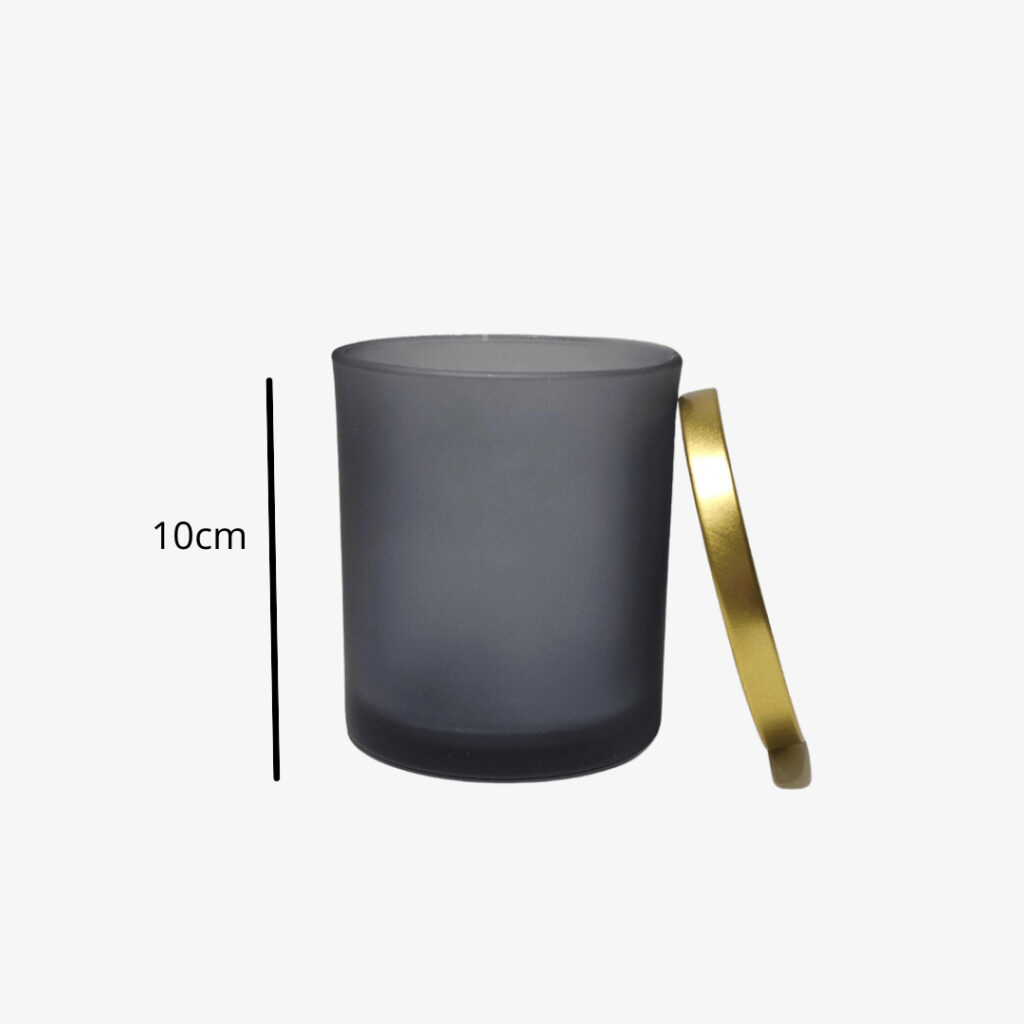 Küünlavaas Frosted Must Küünlavaas Frosted Must